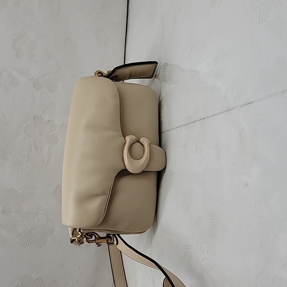 Coach Pillow Tabby Shoulder Crossbody Bag In Soft Cream - Picture 2 of 13